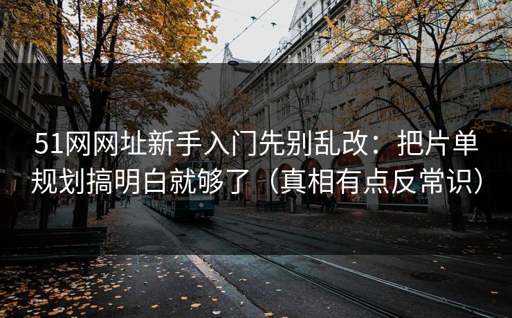 51网网址新手入门先别乱改：把片单规划搞明白就够了（真相有点反常识）